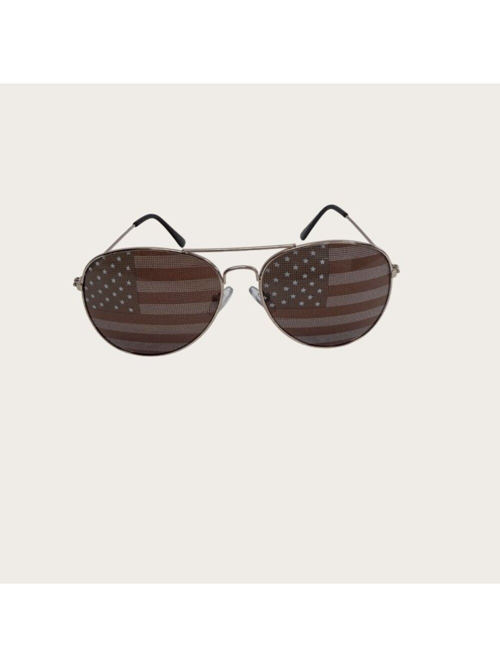 American Flag Aviator Sunglasses With Gold Frame from Target